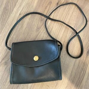 Coach‎ Vintage pre-1994 Christie Leather Crossbody Bag - Black